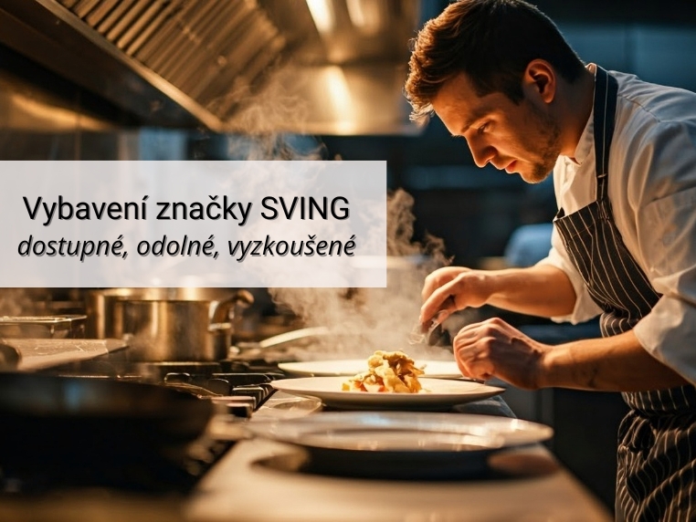 Gastro vybavení, které vydrží zátěž provozu.