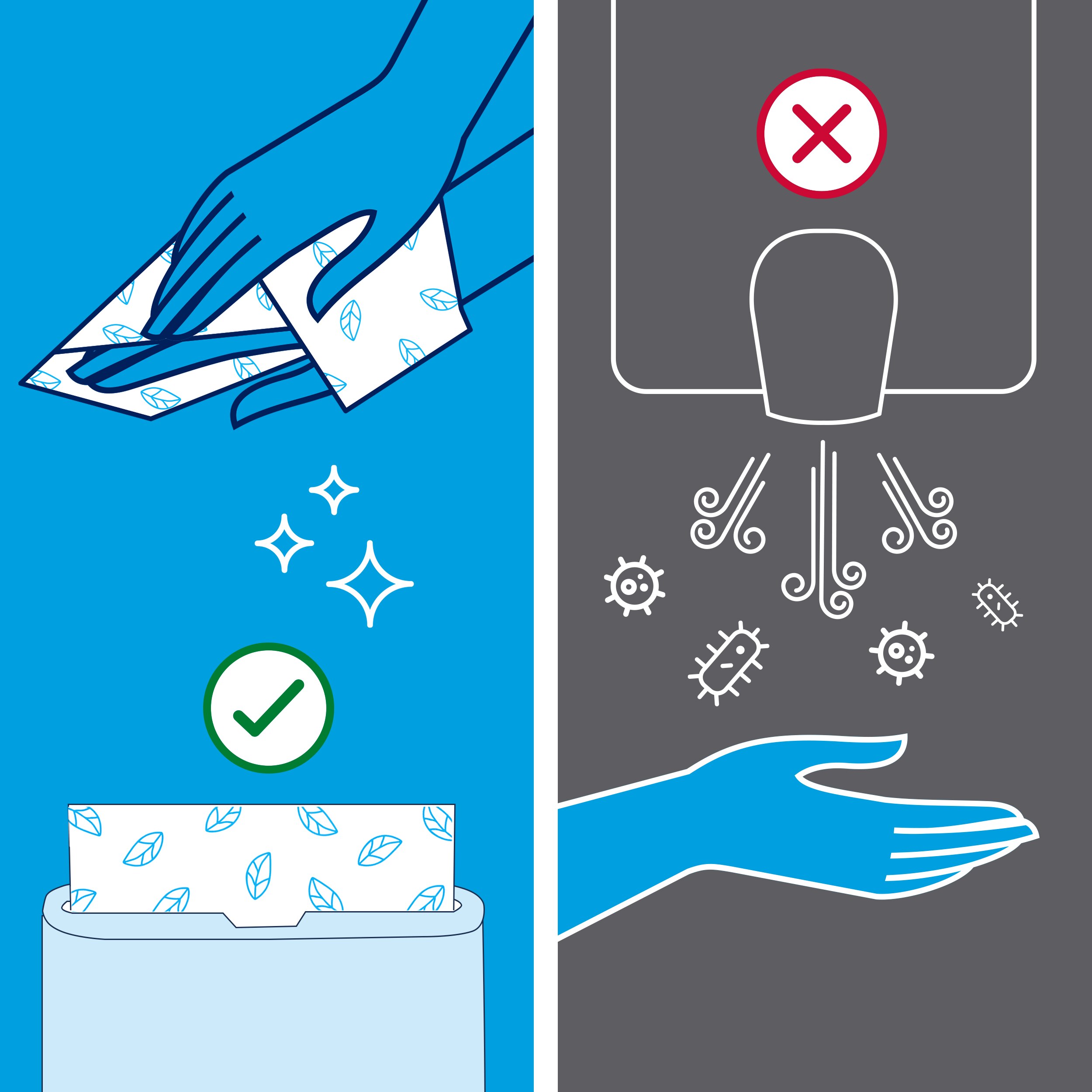 Xpress counter dispenser for paper towels MULTIFOLD, H2, mini, black