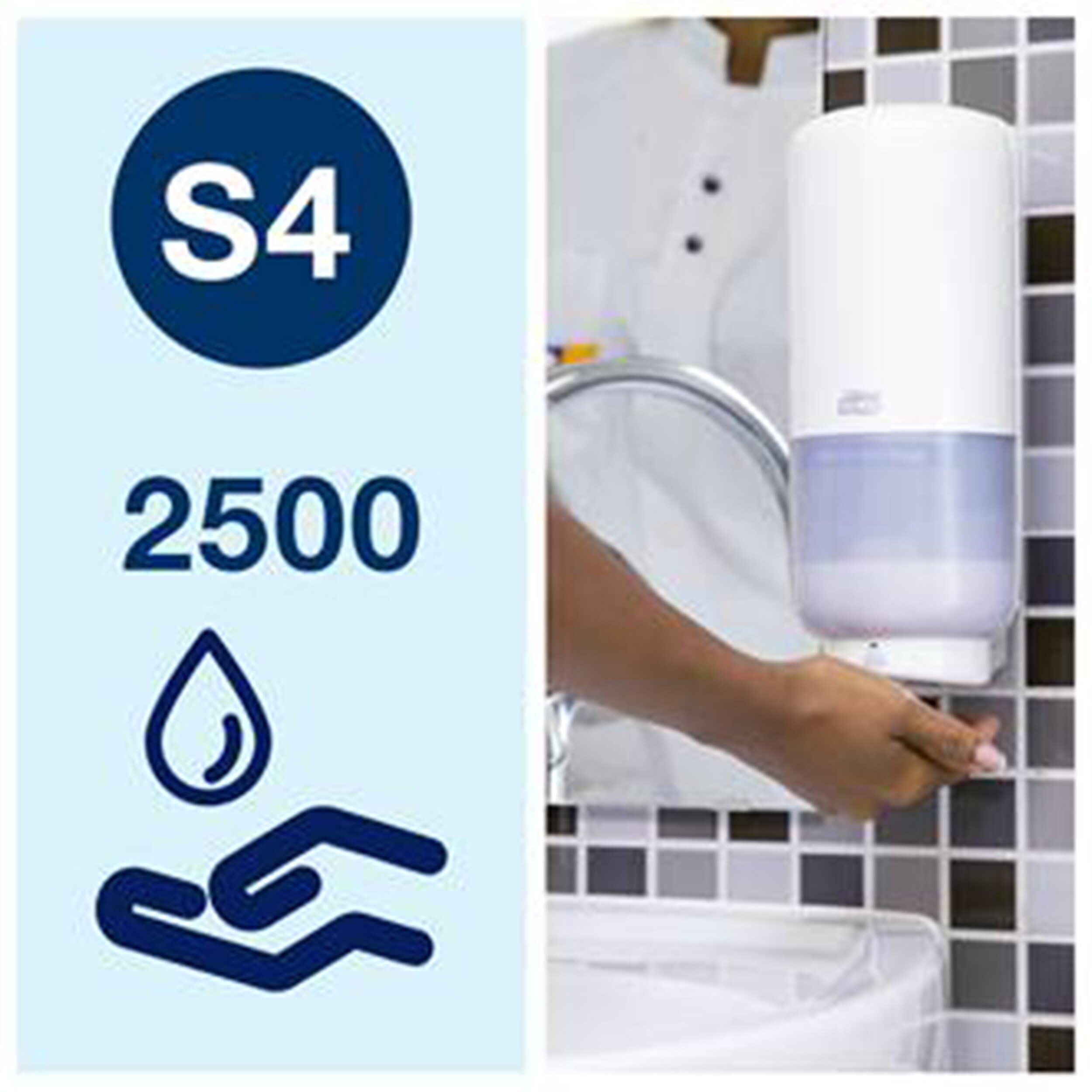 Foam soap clear, ecological, S4, 1l / 2500 doses