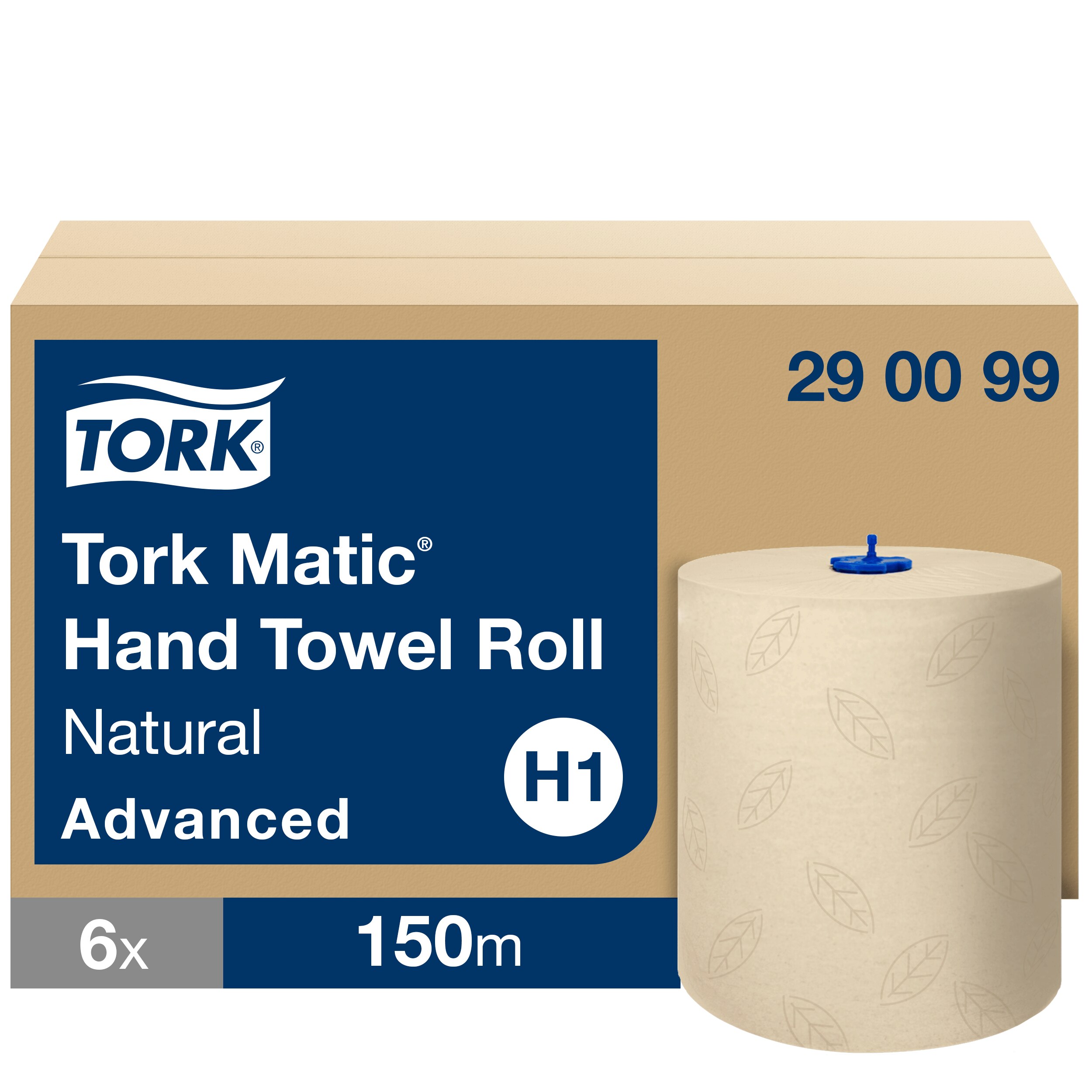 Paper towels in a roll MATIC Advanced 2-ply, H1, 19 cm, 150 m, natural