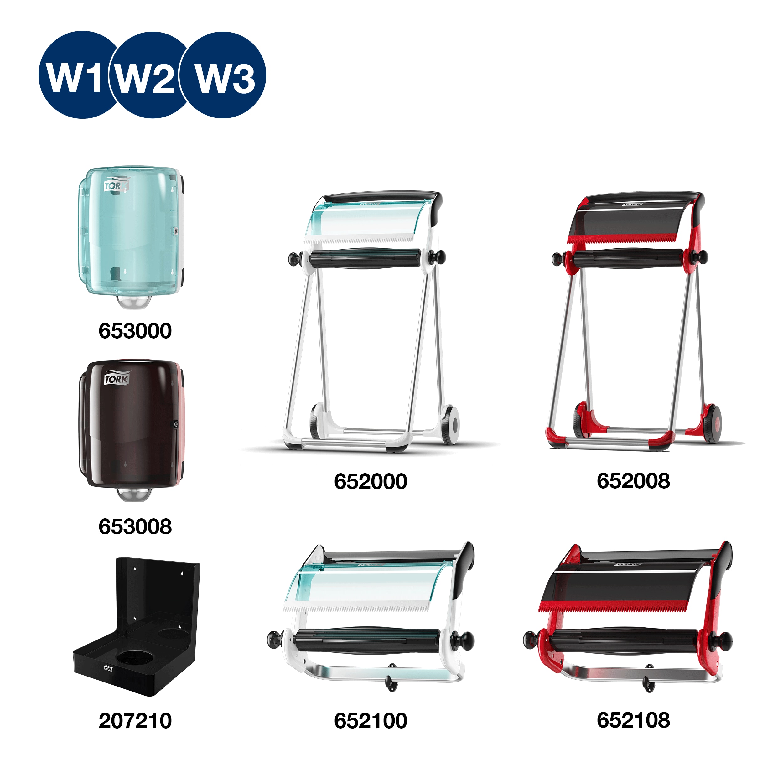 Tork Long-Lasting Nonwoven Cleaning Wipes 1-ply, 25 cm, 114 m, 300 pieces, white