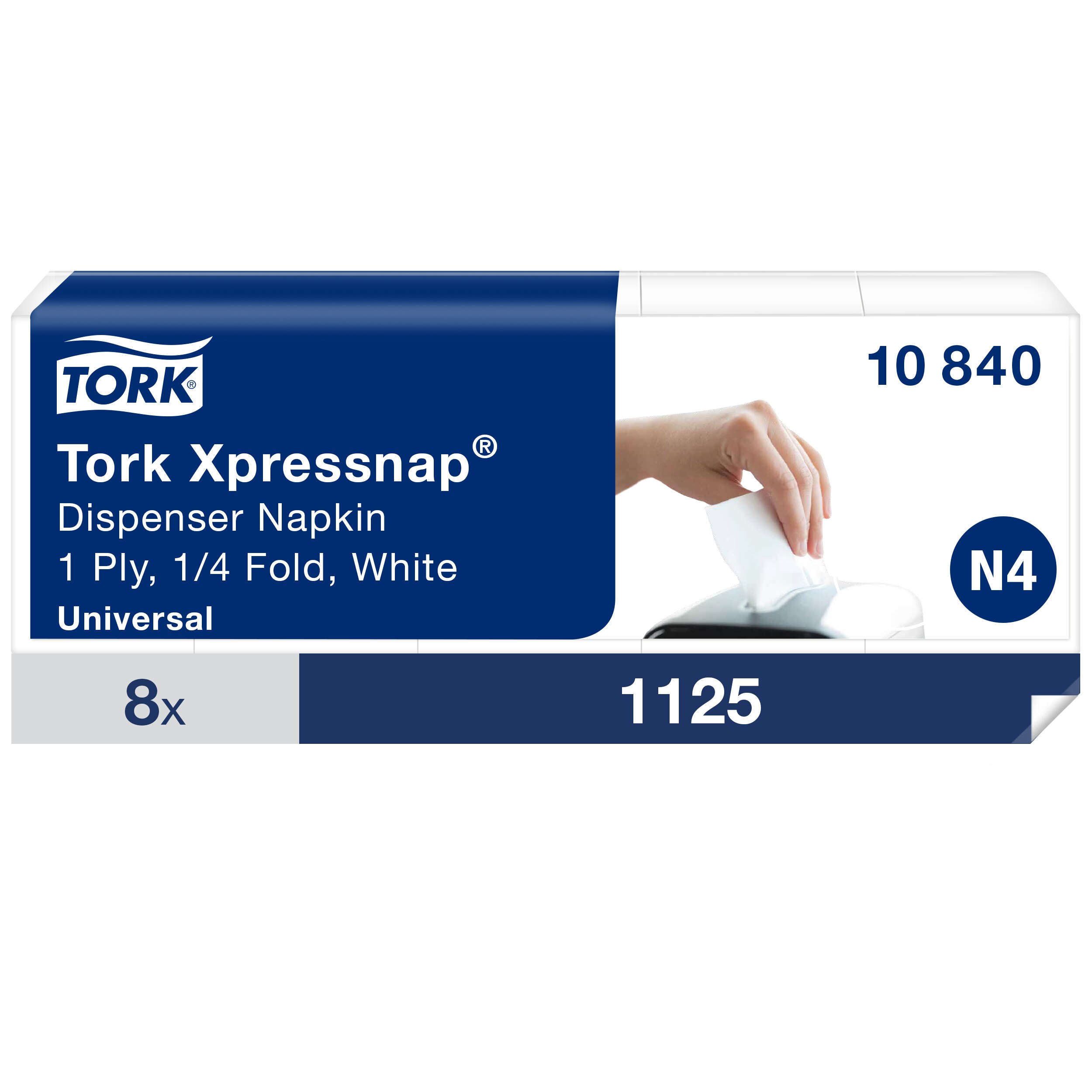 ubrousky 21,6x33/1125 1-vr. N4, bílé Interfold
