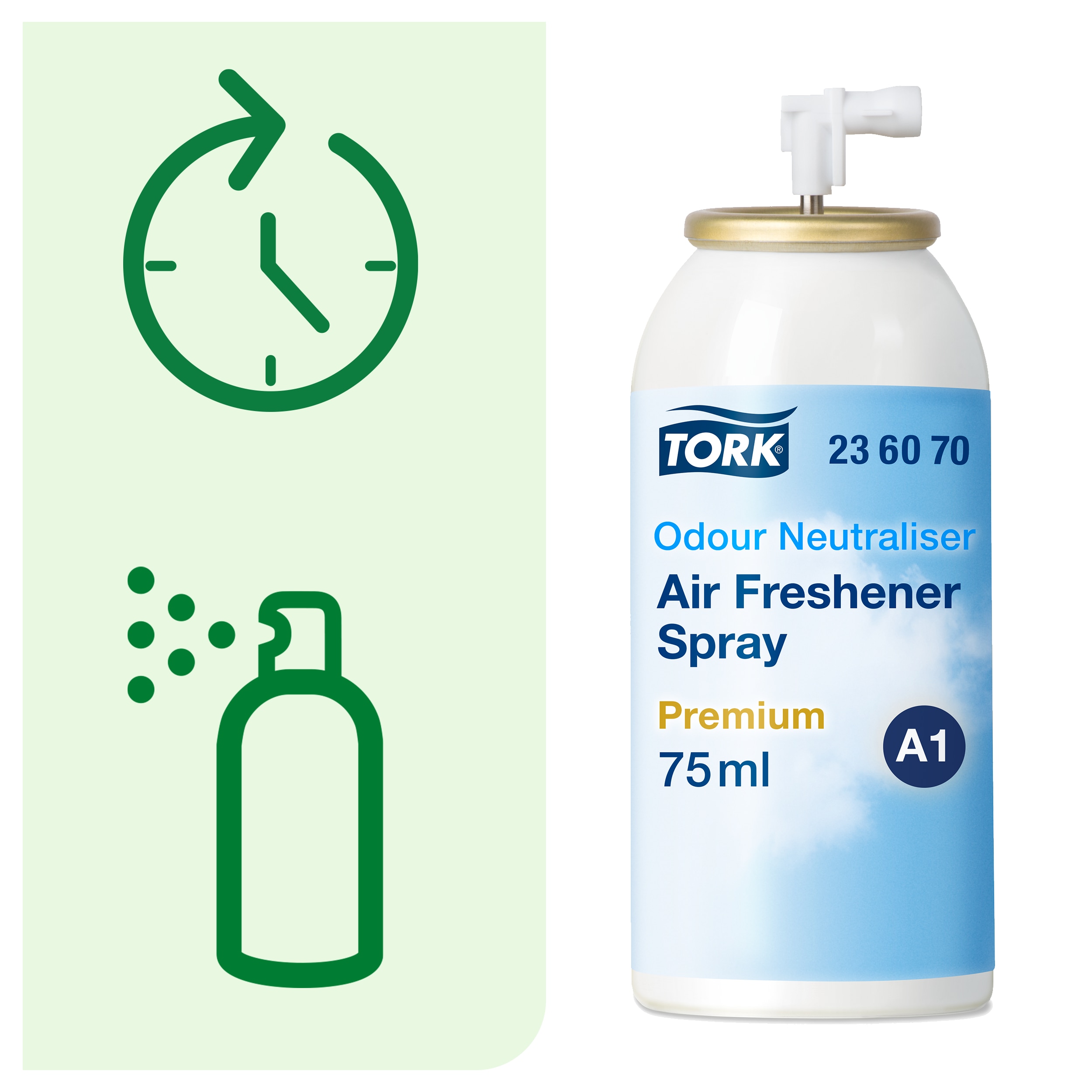Odor neutralizer for air freshener aerosol A1, 75ml, refill