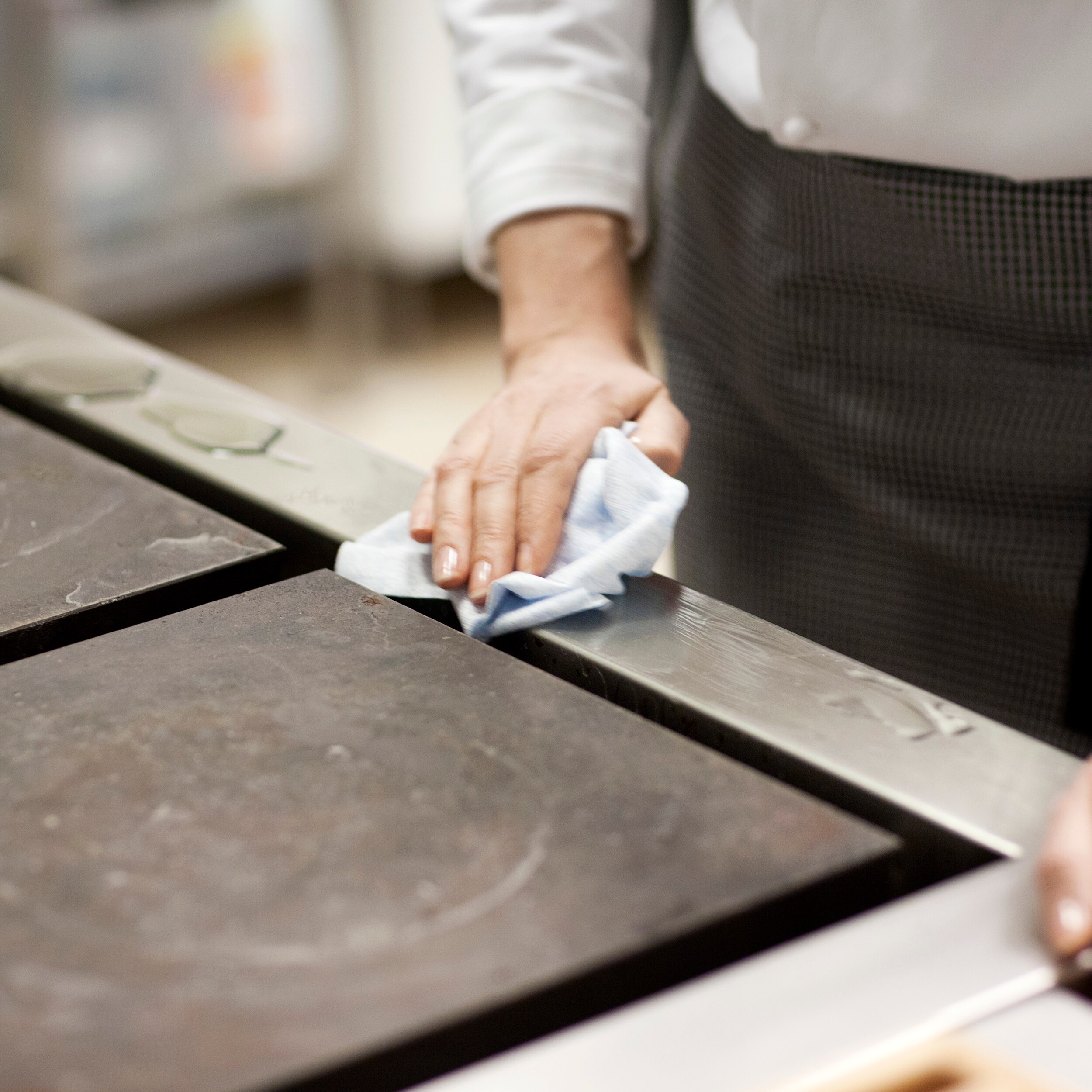 IMPACT cleaning cloths, W4, white, no wowen, 35.5 x 41.5 cm, 75 pcs.