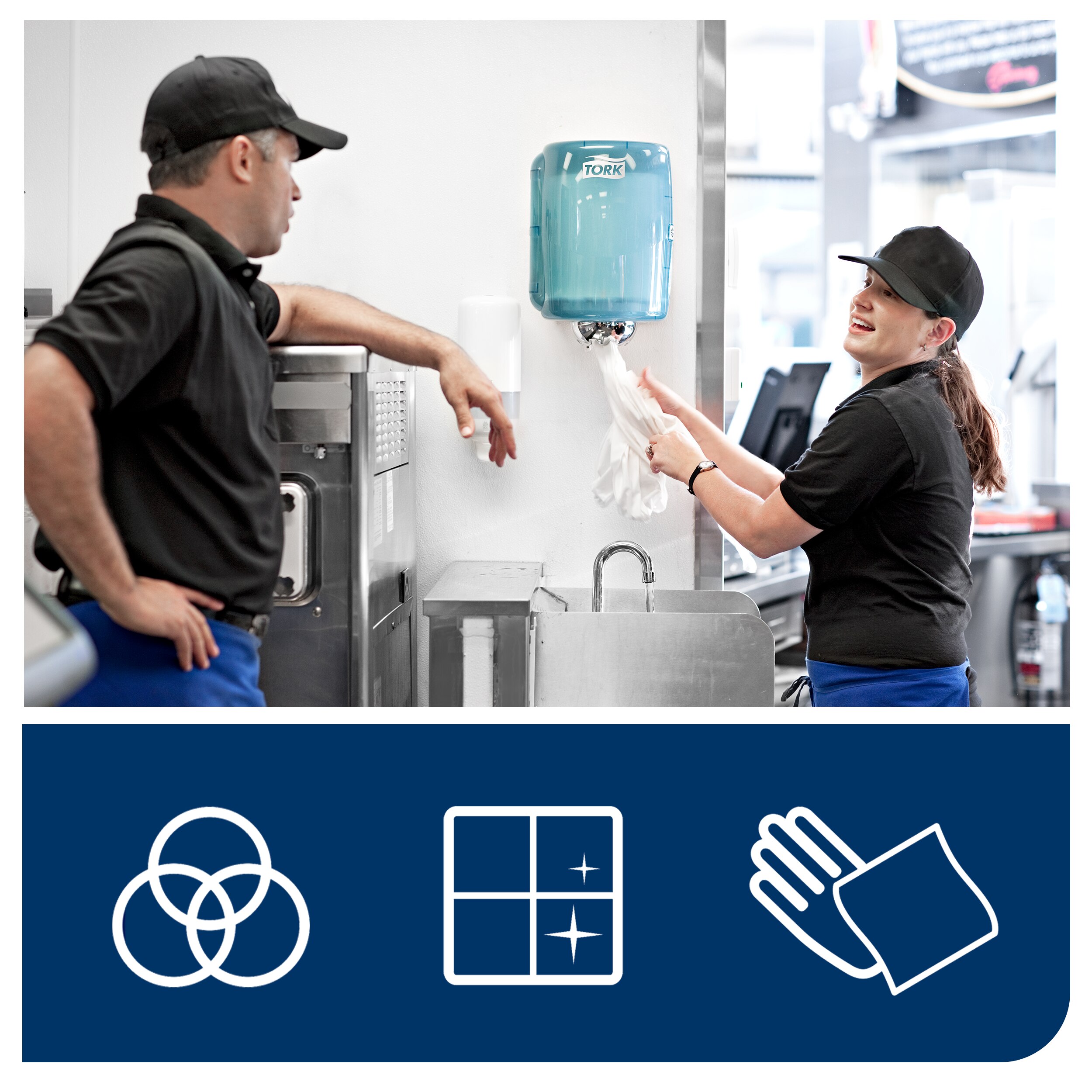 Tork paper towel roll with center unwinding 1-ply, 19 cm / 275 m, M2, white