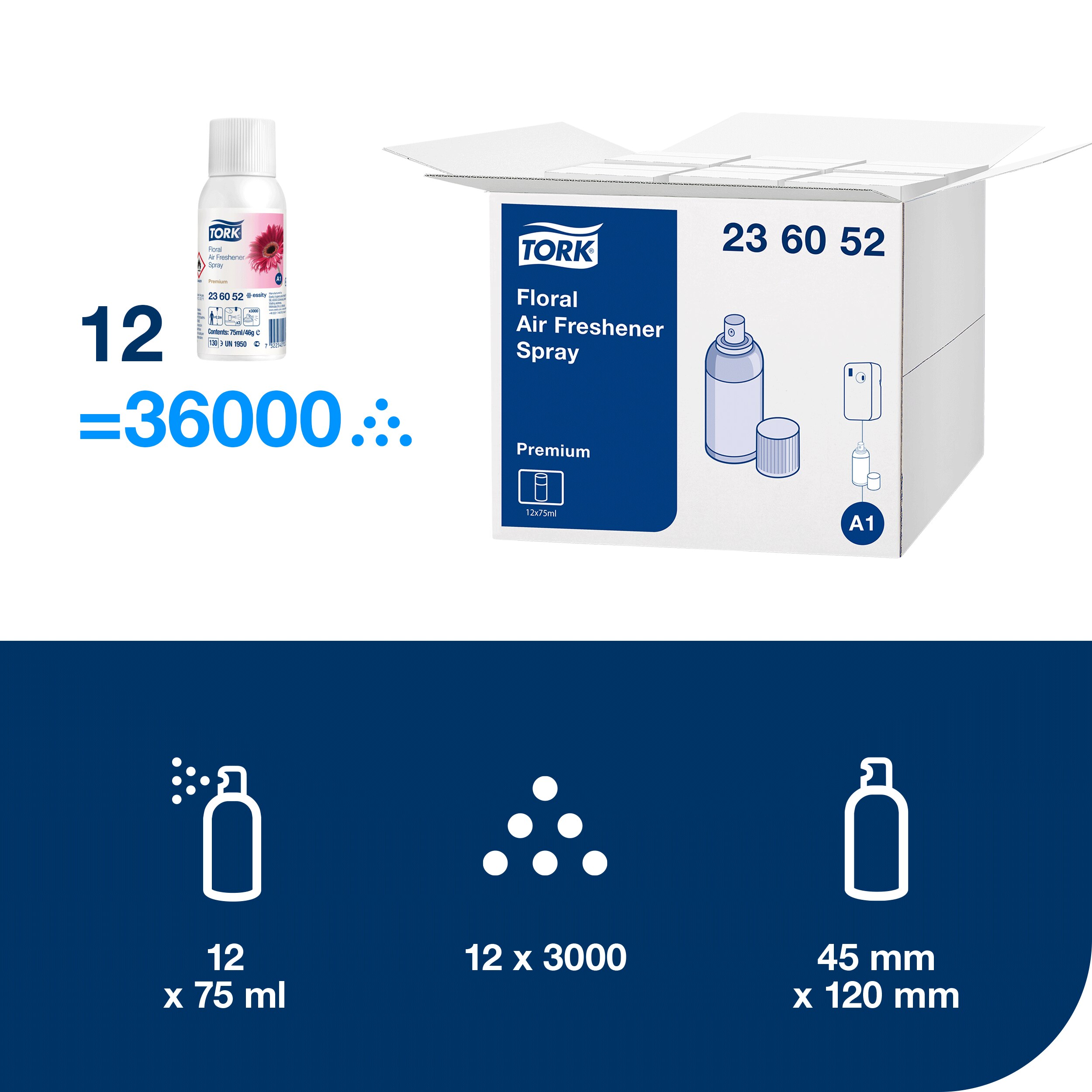 Floral scent for air freshener, A1 refill, flower, 75ml