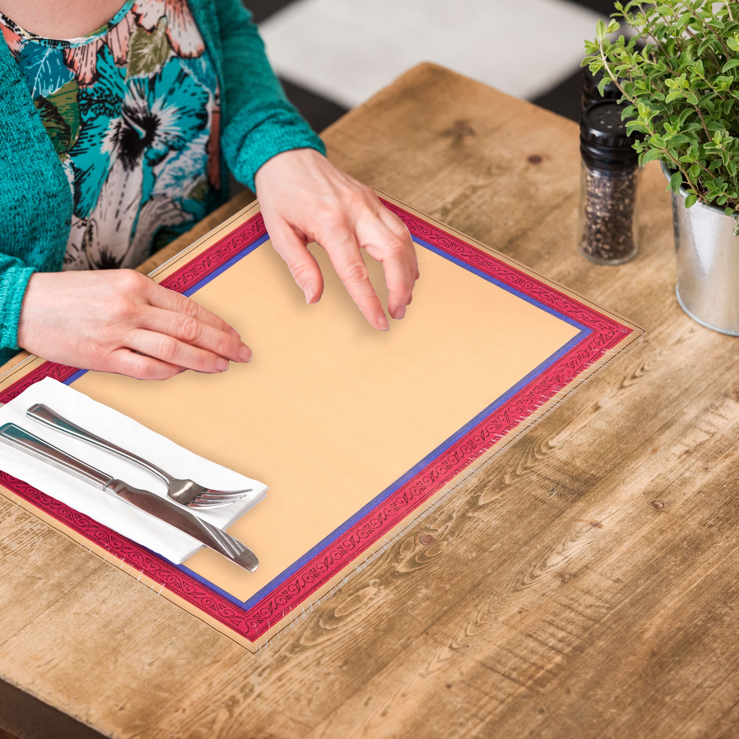 Paper placemats CUISINE 27 x 42 cm / 500 pcs, 1-ply