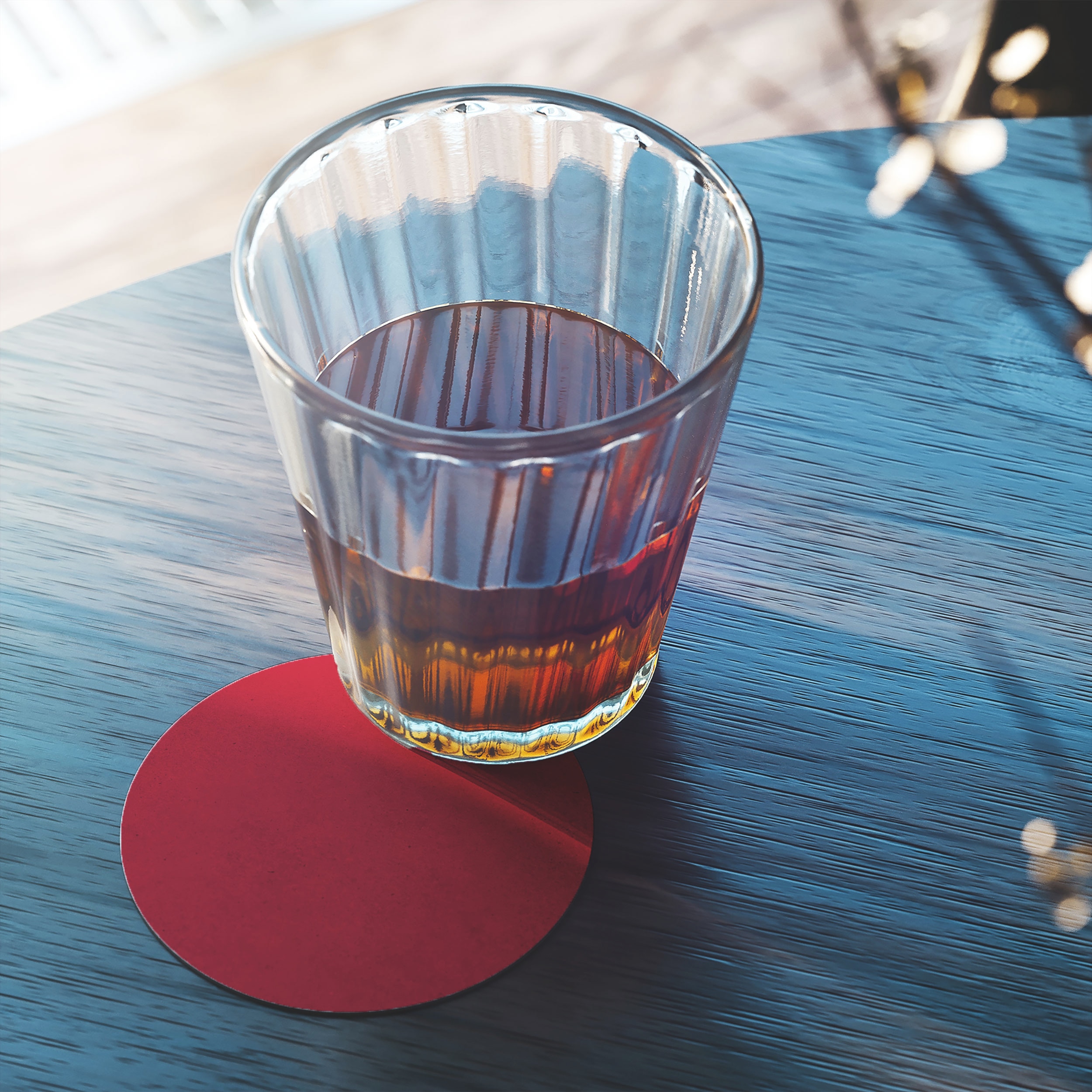 Coaster 9 cm, 250 pcs., 8-v., burgundy