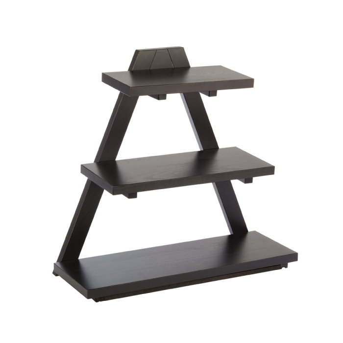 buffet stand TRIANGLE 53x21x50cm black