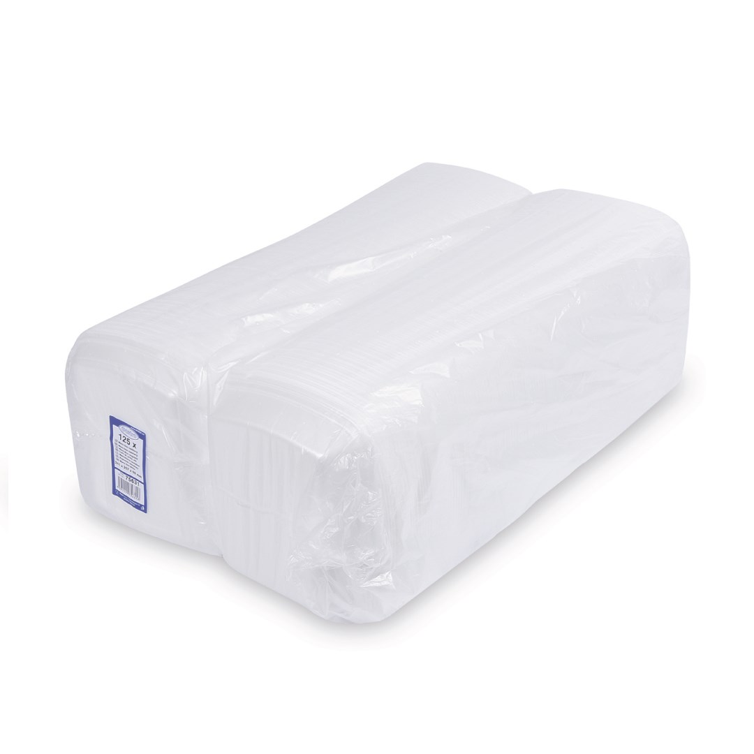 lunch box white 250x205x75