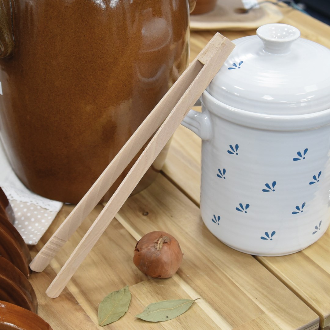 Kleště na okurky - 35 cm, dřevo