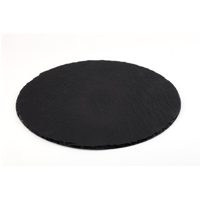 podnos kulatý MORRA pr. 33 cm, tl. 6-9 mm břidlice