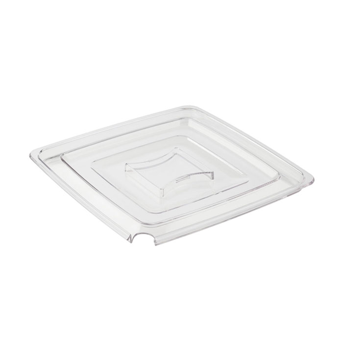 Pure lid 25x25cm with a cutout for a spoon