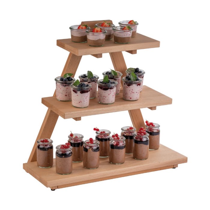 buffet stand Triangle, maple, h.50 cm