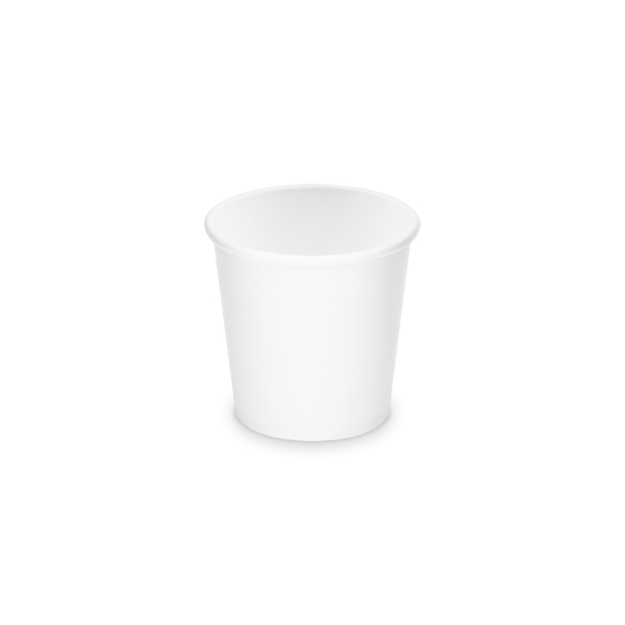 White paper cup 110ml XS / 50pcs (dia. 62mm)