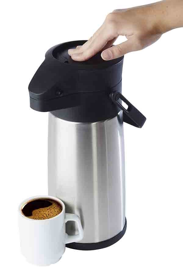 2.2L thermos with pump