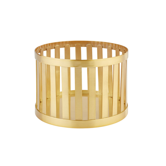 basket / stand gold