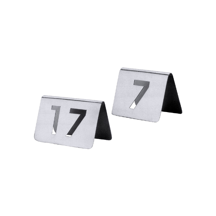 číslo na stůl-nerez sada 12 ks 25-36