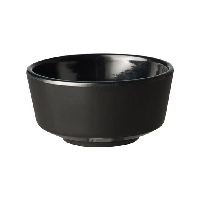 bowl Float 13cm h. 6.5cm melamin black