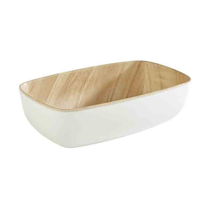 bowl Frida GN 1/9 white-brown, melamin