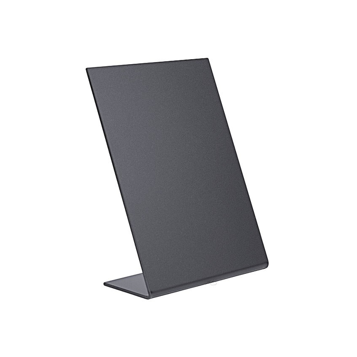 tabulka stolní popisovací A6, černý akryl, sada 3 ks