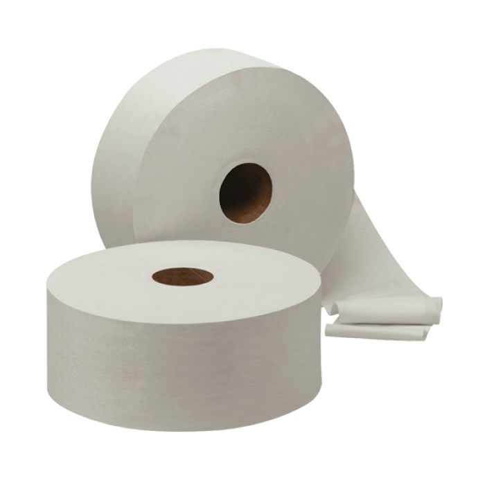 Toaletní papír JUMBO Priomasoft 1vrstvý, návin 223 m, šedý