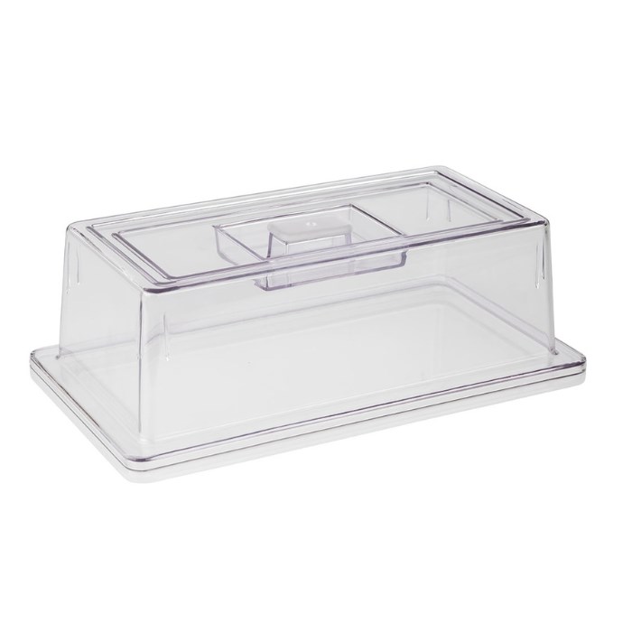polycarbonate lid for GN 1/3, height 10.5 cm