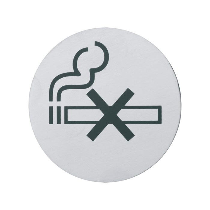 Door sign NO SMOKING