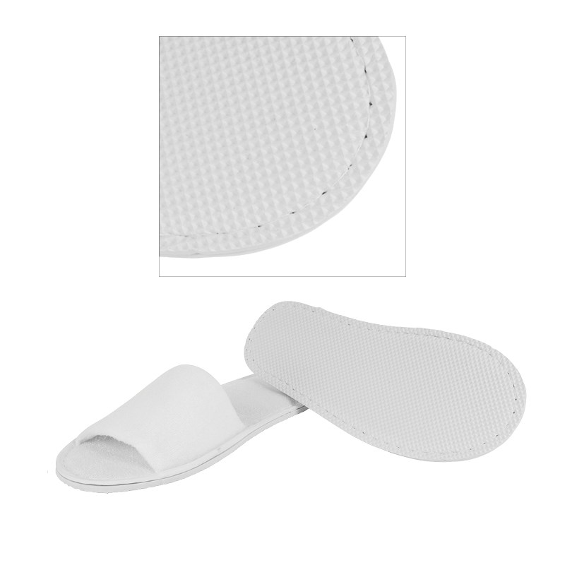 Hotel slippers HOTEL, open, white, 28cm.