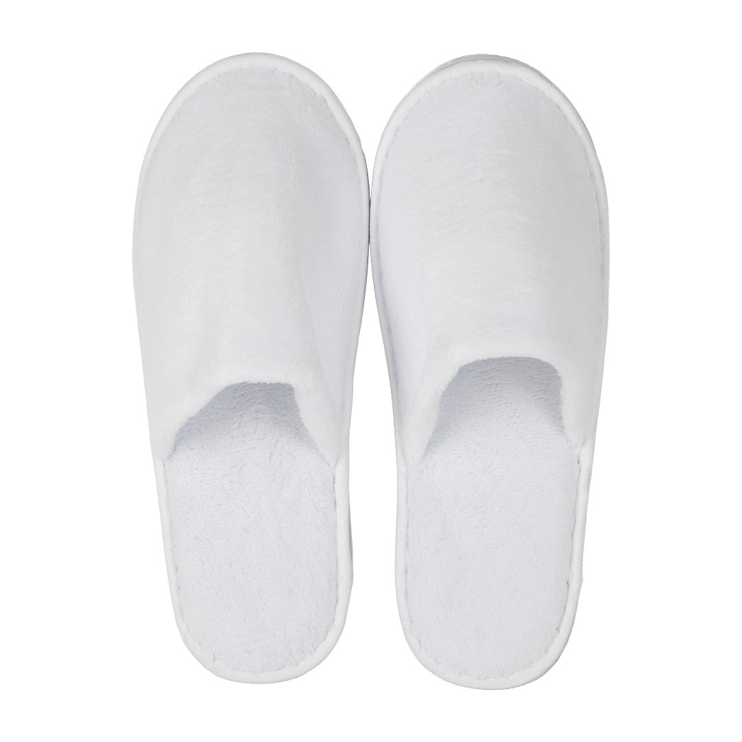 Hotelové pantofle HOTEL Exclusive bílé, zavřené, 29 cm.