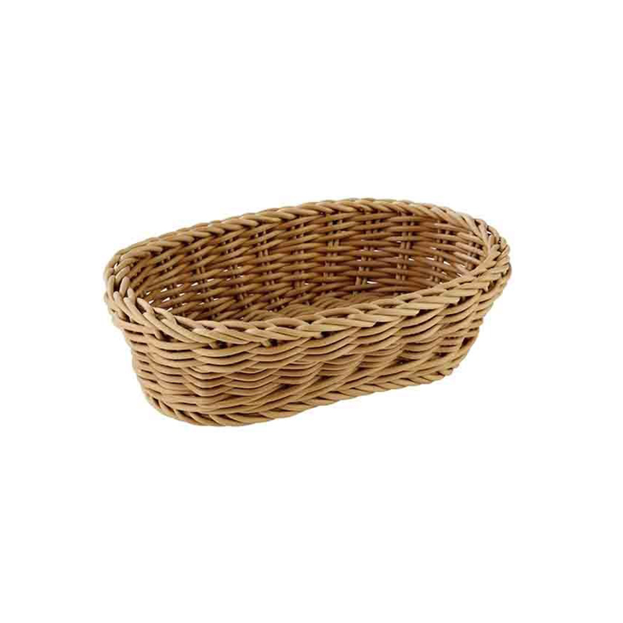 pastry basket Profi line 19x12cm h.6cm polypropylene beige