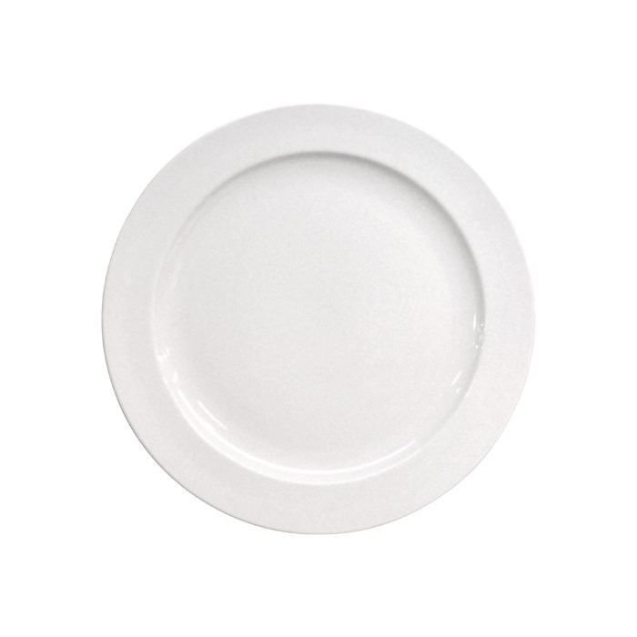 Mělký talíř  HOTEL 24 cm, bílý porcelán