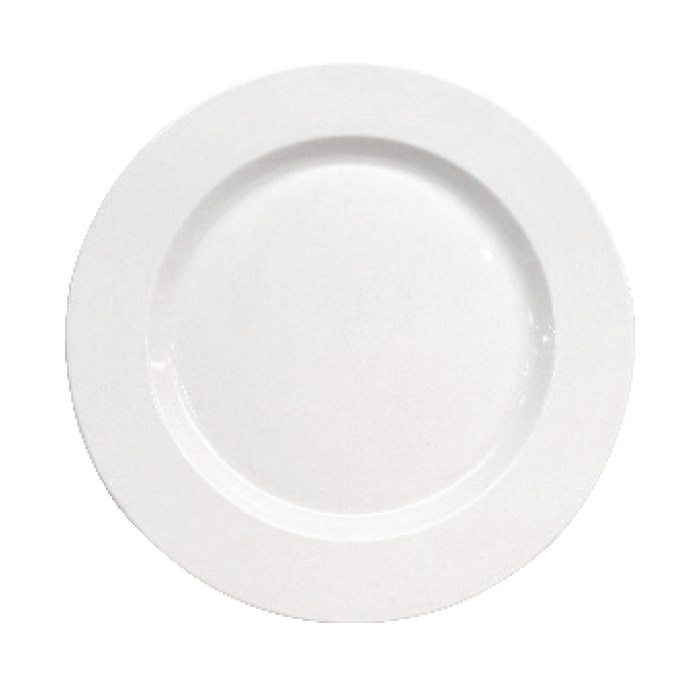 Mělký talíř HOTEL, porcelánový, 26 cm, bílý