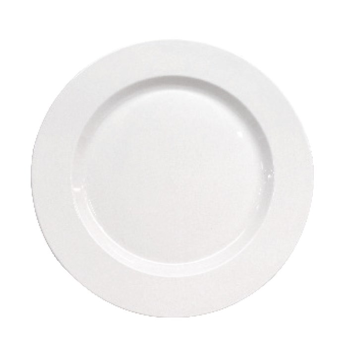 Mělký talíř HOTEL, 31,5 cm, bílý porcelán