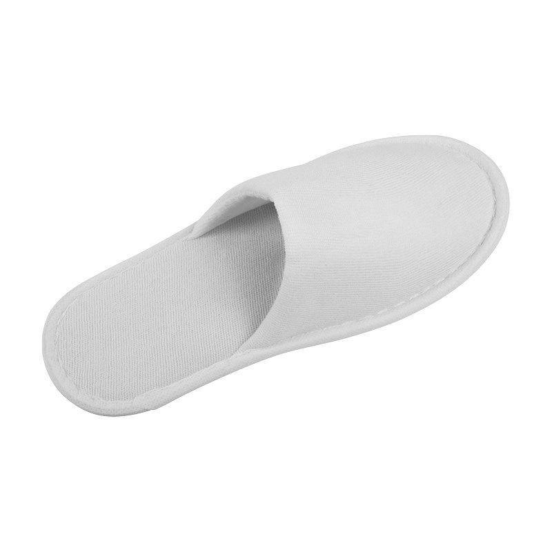 slippers STANDARD white closed 28 cm with white dot sole