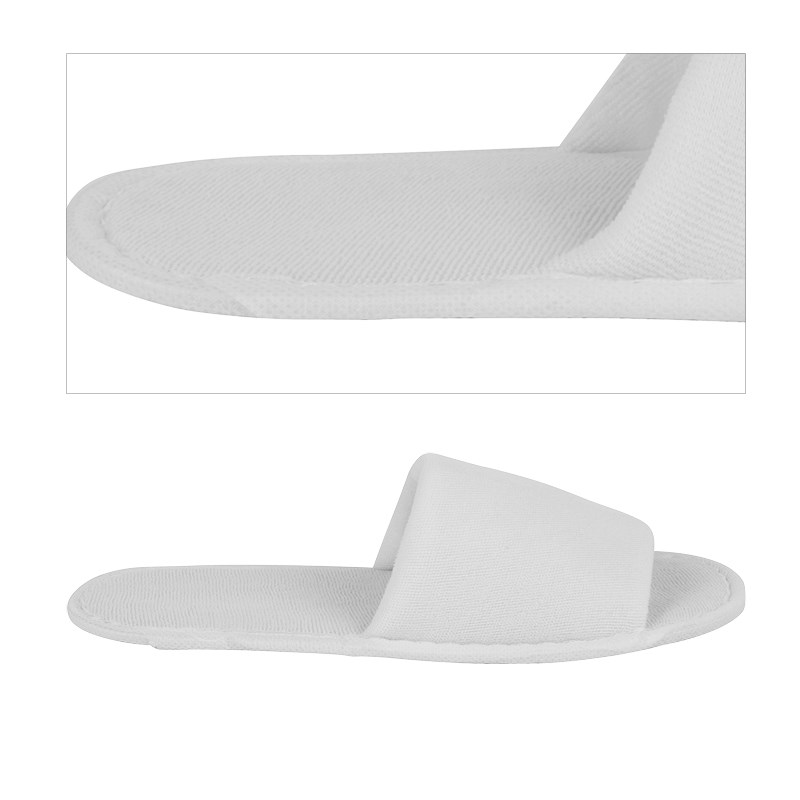 slippers STANDARD white open 28 cm with white dot sole