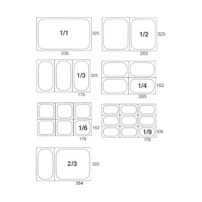 GN 1/9-150 mm polycarbonate