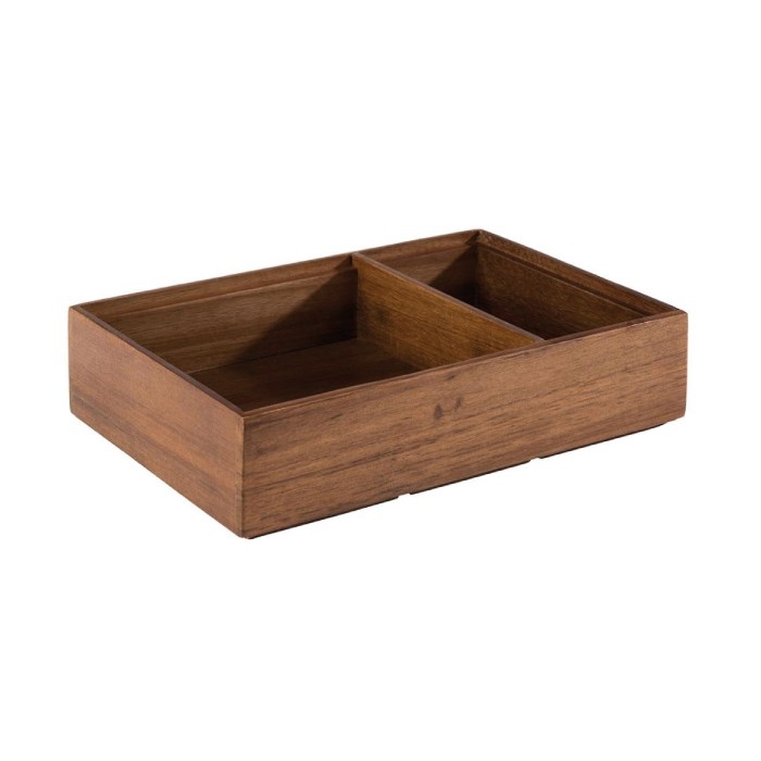 Tray - cutlery box 22.5 x 15m, wood