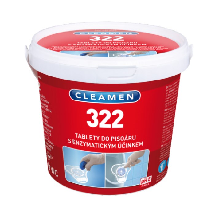 Cleamen 322 urinal tablets 12pcs + strainer