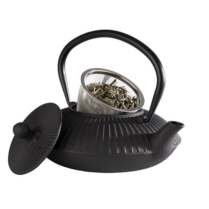 teapot black "ASIA" 0.8l, height 15cm