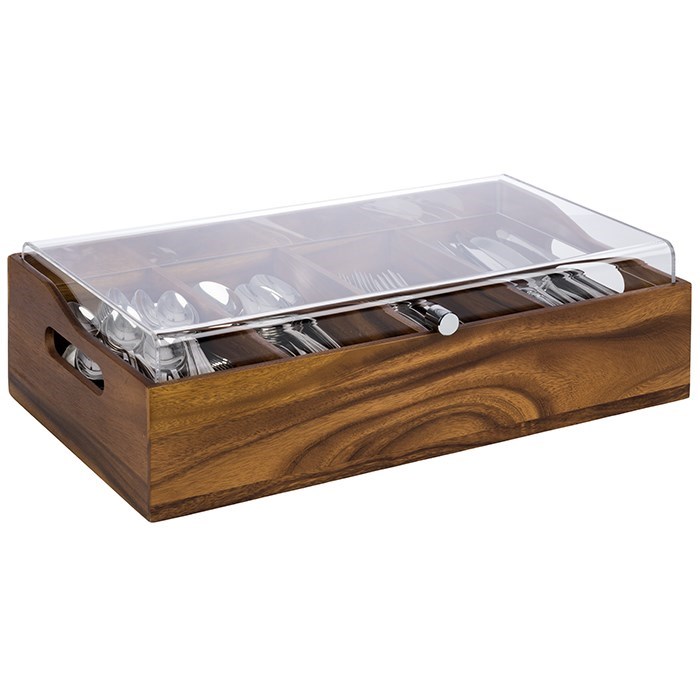 Cutlery box with cover