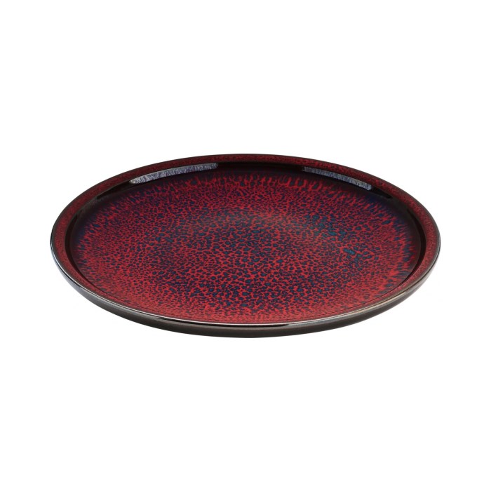 GLOW Plate flat coup round 25cm