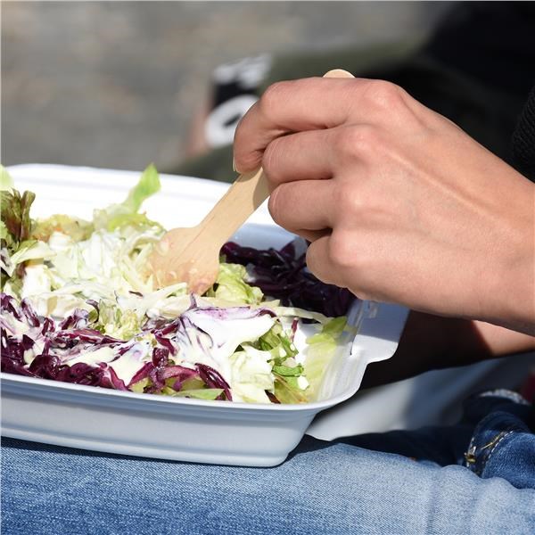 Vidlička ze dřeva 16,5 cm 100 ks