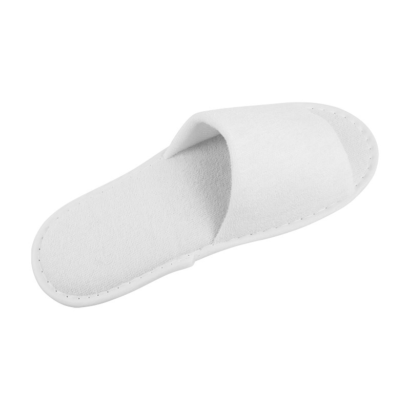 Hotel slippers LIGHT white, open