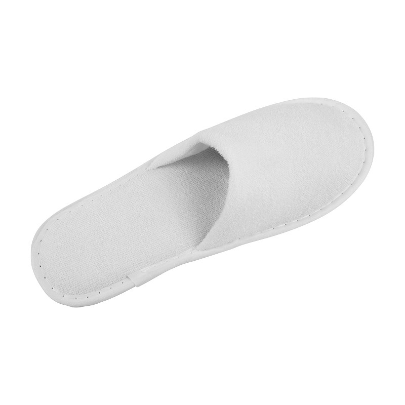Hotel slippers LIGHT white, closed