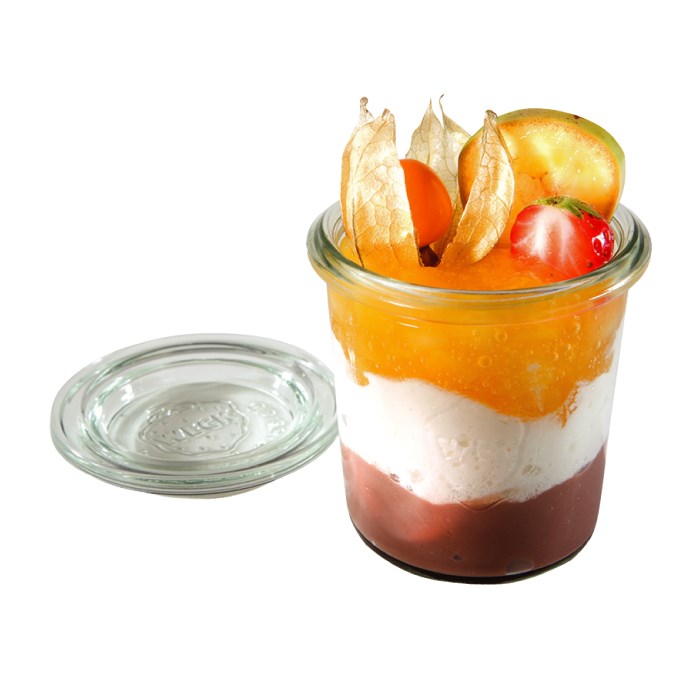 24 pcs. set Weck-glasses,small glass 140 ml