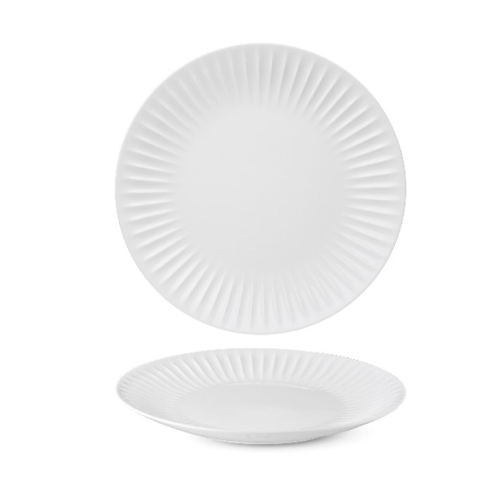 Ribby shallow plate 27cm