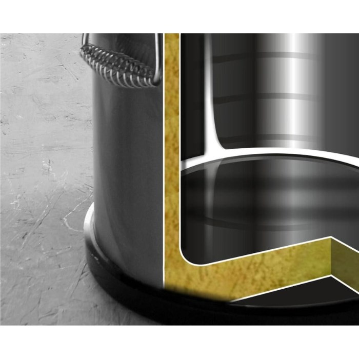 Thermos with tap 35l, stainless steel