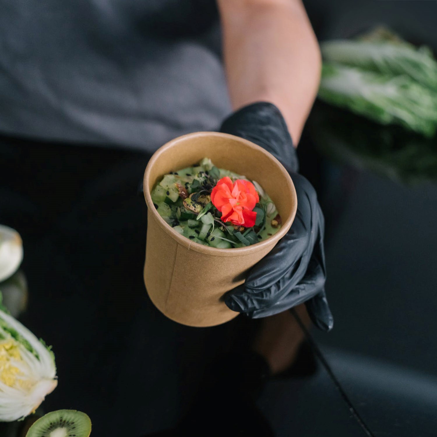 Rukavice velikost XL 100 ks nitrilové černé, nepudrované