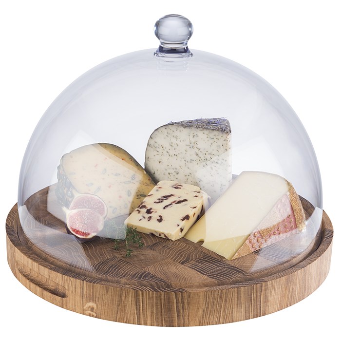 prkno kulaté pr.39x4,5 cm dub